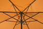 Preview: Schneider Stahl Kurbelschirm Harlem 270cm Knicker Stock 38mm PES mandarine
